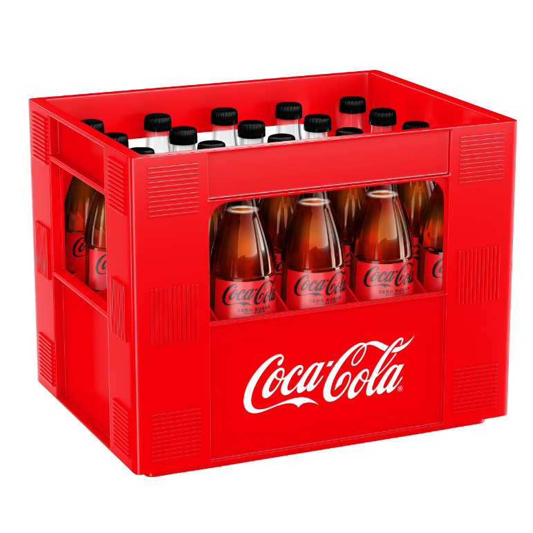Coca Cola Zero 20x0,5l Glas