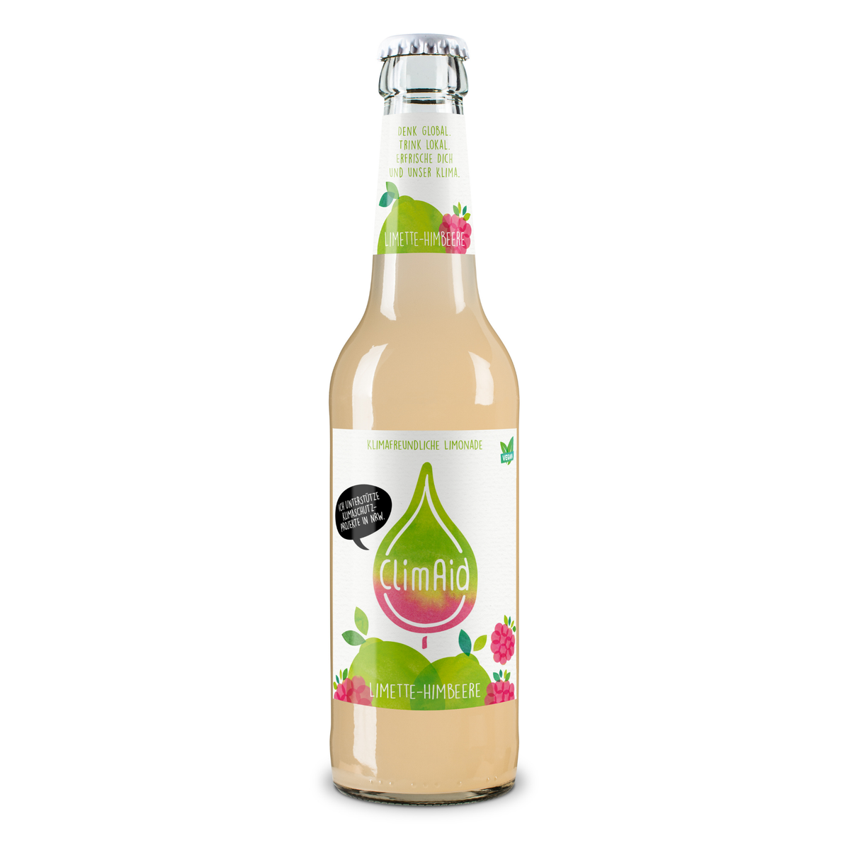 ClimAid Limette-Himbeere 24x0,33l Glas