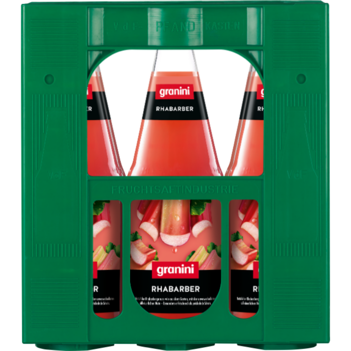 Granini Rhabarber 6x1l Glas