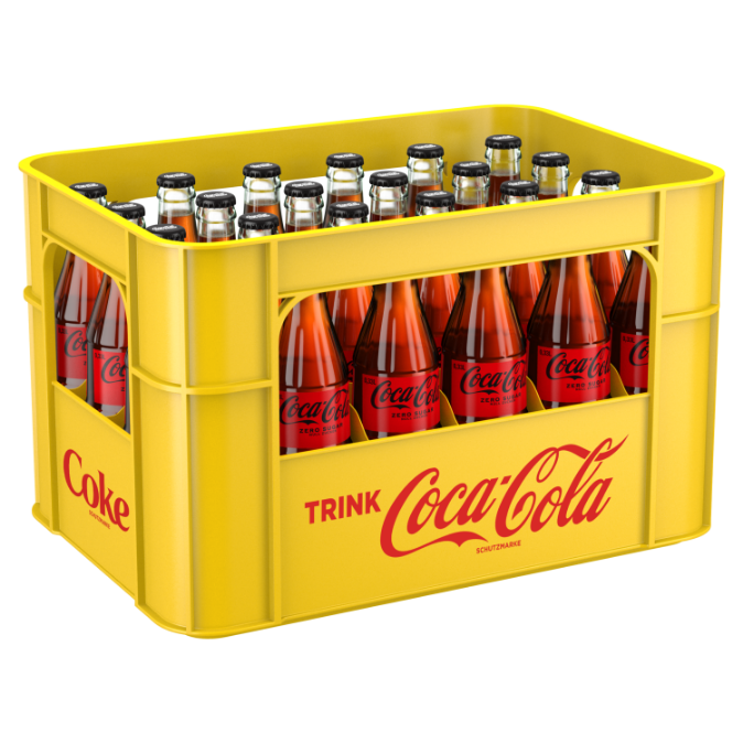 Coca Cola Zero 24x0,33l Glas