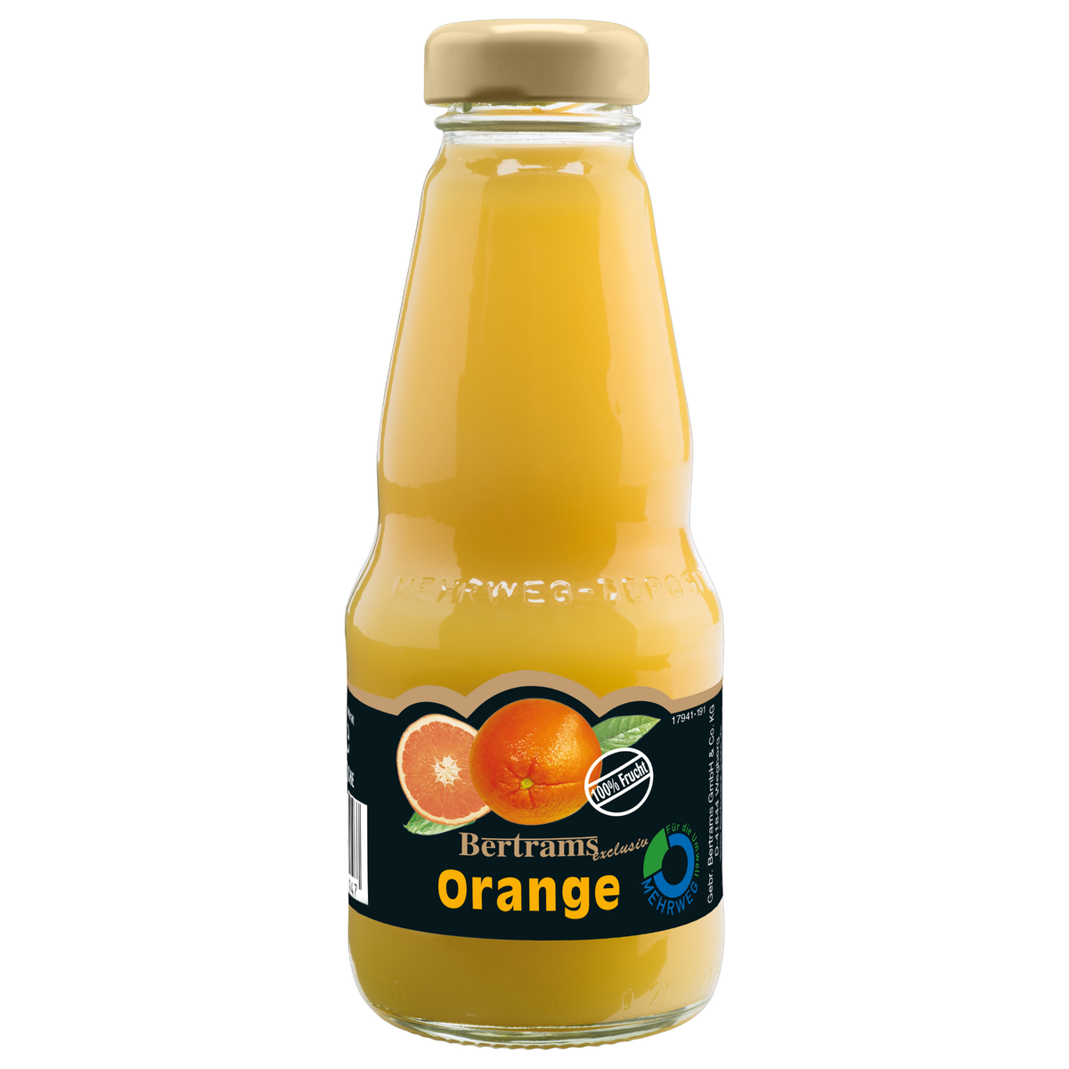 Bertrams Orangensaft 24x0,2l Glas