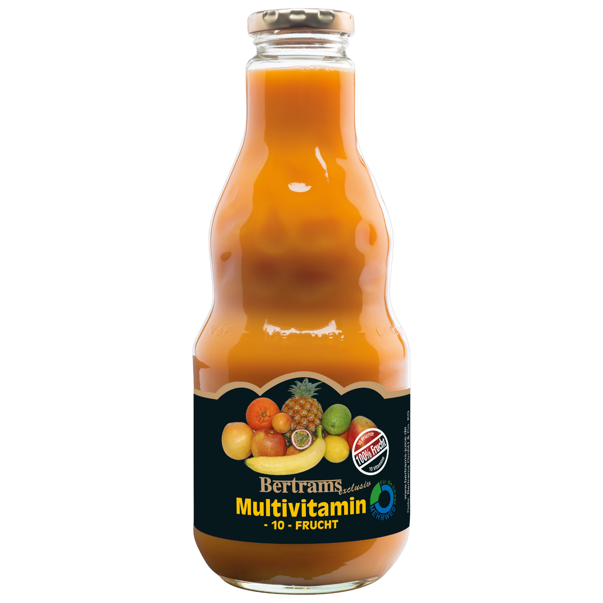 Bertrams Multivitaminsaft 6x0,75l Glas