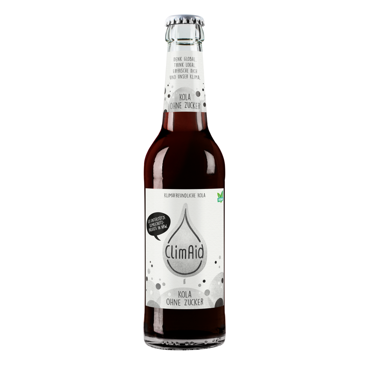 ClimAid Kola ohne Zucker 24x0,33l Glas