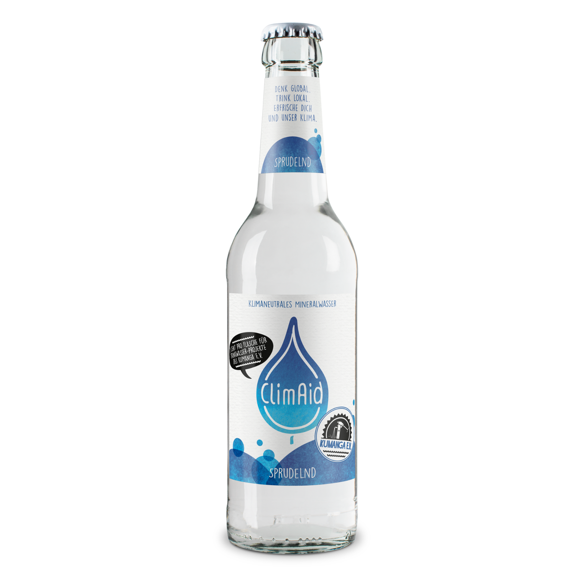 ClimAid Sprudelnd 24x0,33l Glas