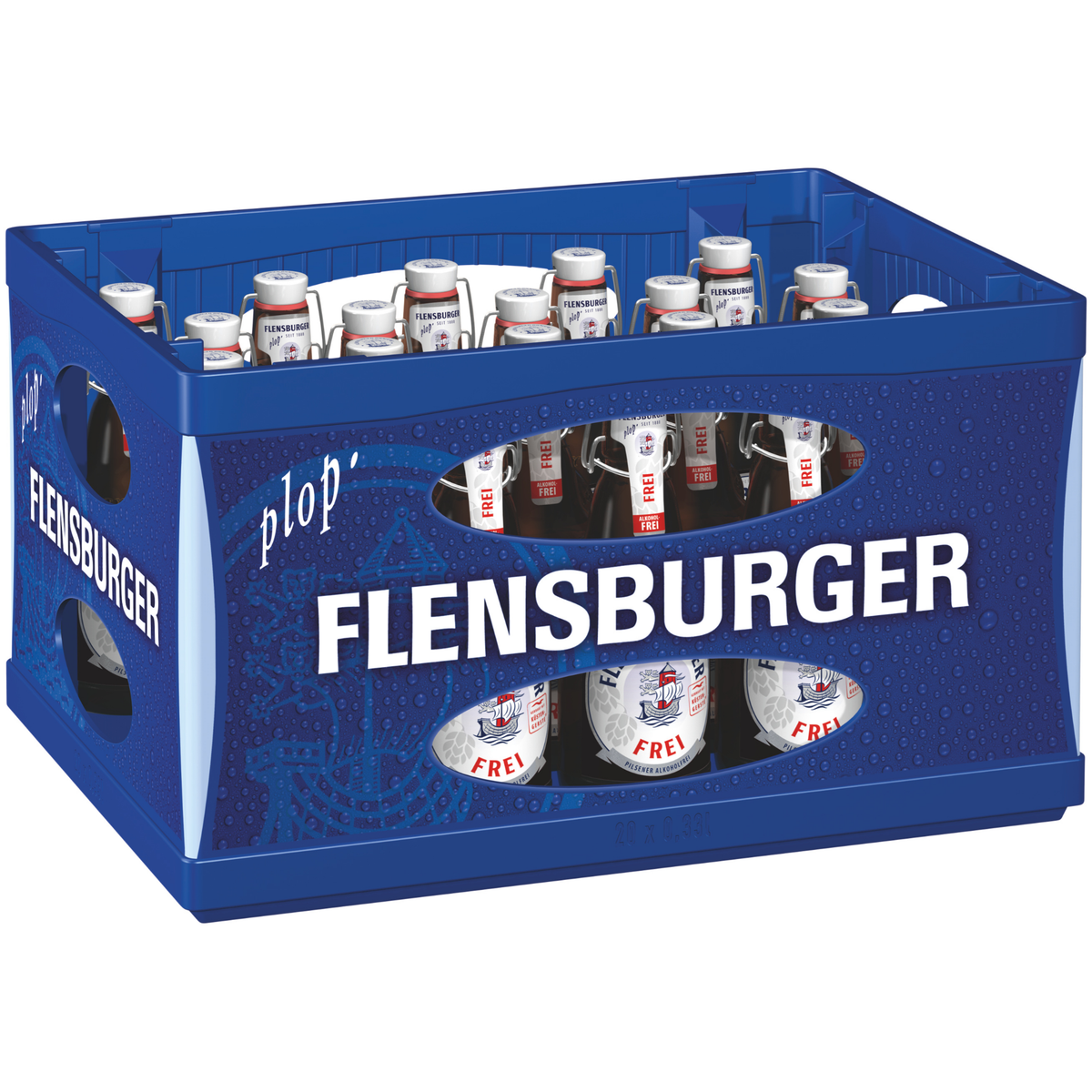 Flensburger Pils Alkoholfrei 20x0,33l Glas