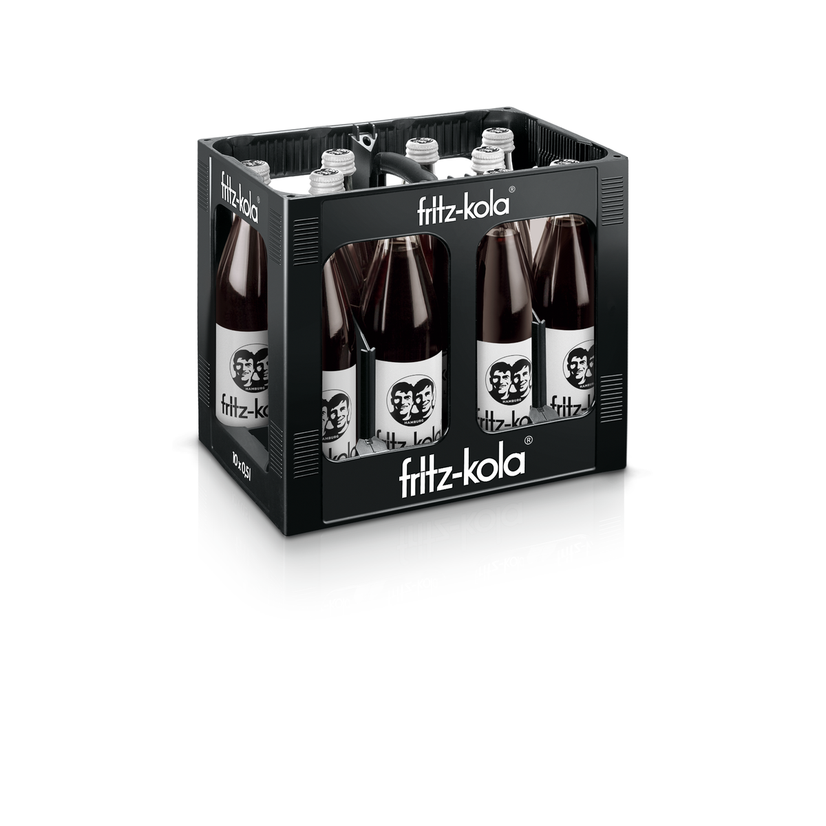 Fritz Kola ohne Zucker 10x0,5l Glas