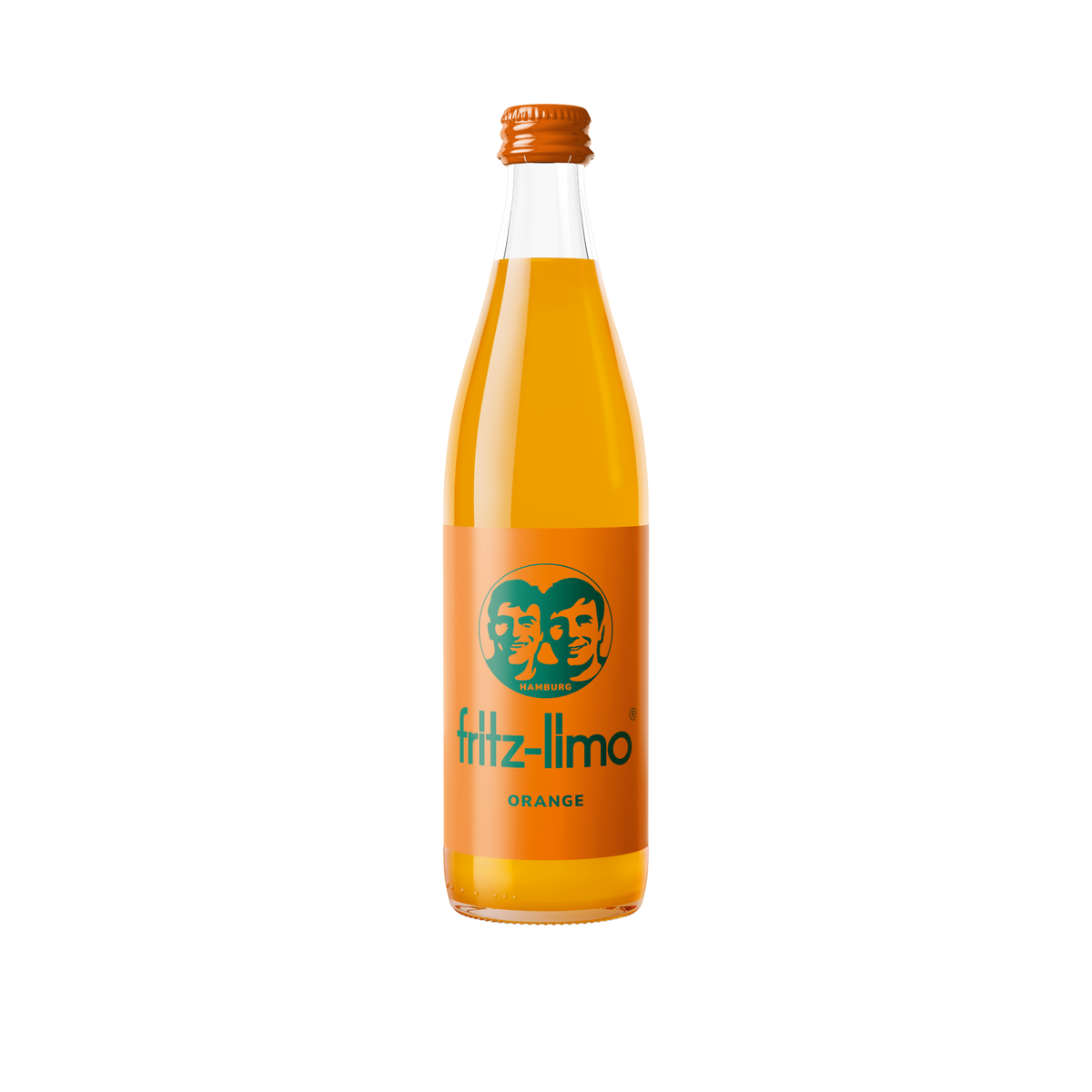 Fritz Kola Orange 10x0,5l Glas