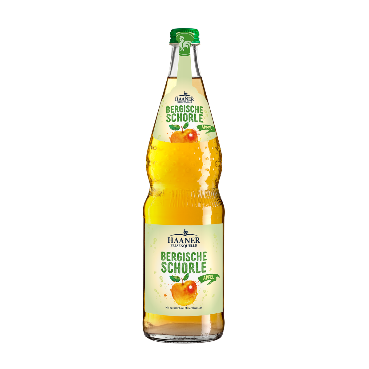 Haaner Felsenquelle Apfelschorle 12x0,7l Glas