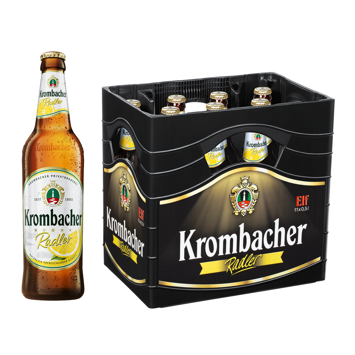 Krombacher Radler 11x0,5l Glas