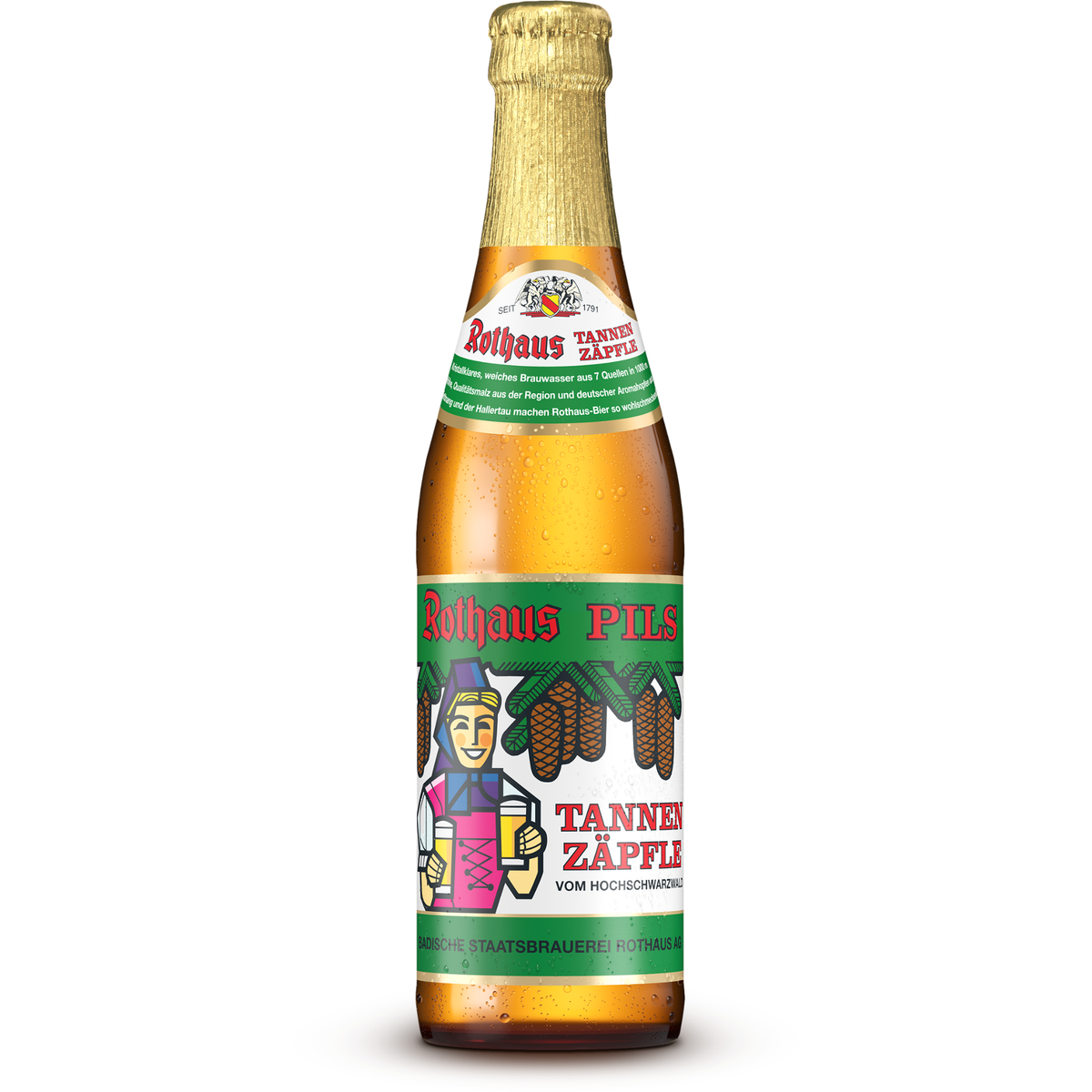 Rothaus Tannenzäpfle Pilsener 24x0,33l Glas