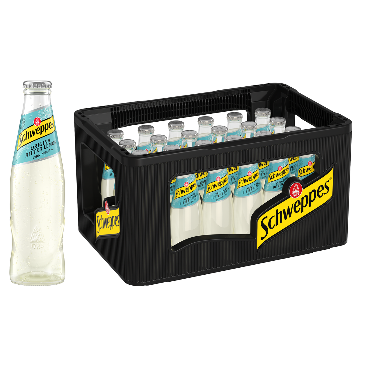 Schweppes Bitter Lemon 24x0,2l Glas
